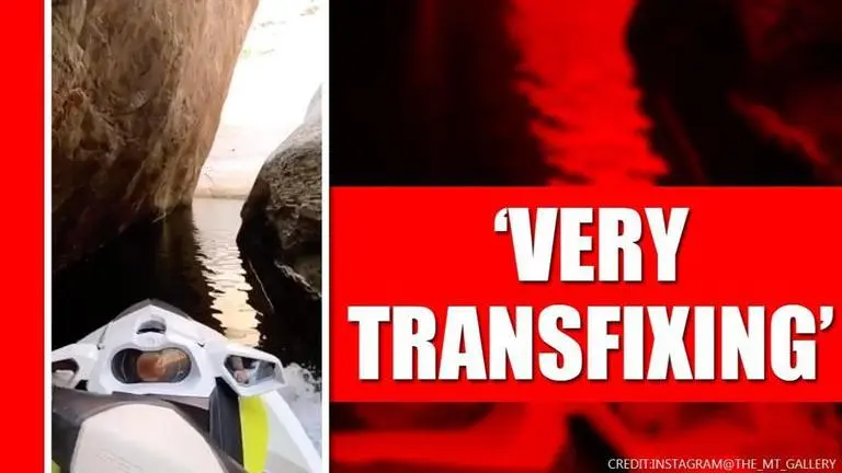 'Is it real?': Man's jet ski adventure at Glen Canyon leaves people in awe; watch video jet ski adventure