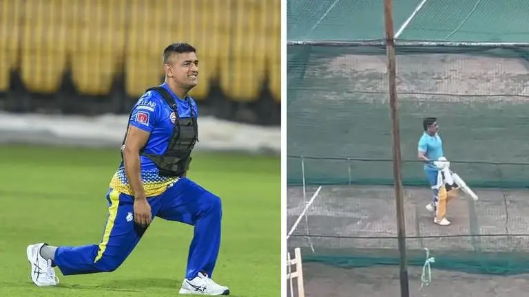 CSK captain MS Dhoni training hard at the age 41 for start of IPL 2023, video goes viral MS Dhoni
