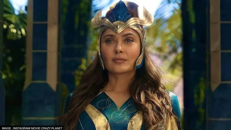 Eternals' Ajak Salma Hayek reveals signing 'multiple movie deals’ with Marvel Eternals, Salma Hayek