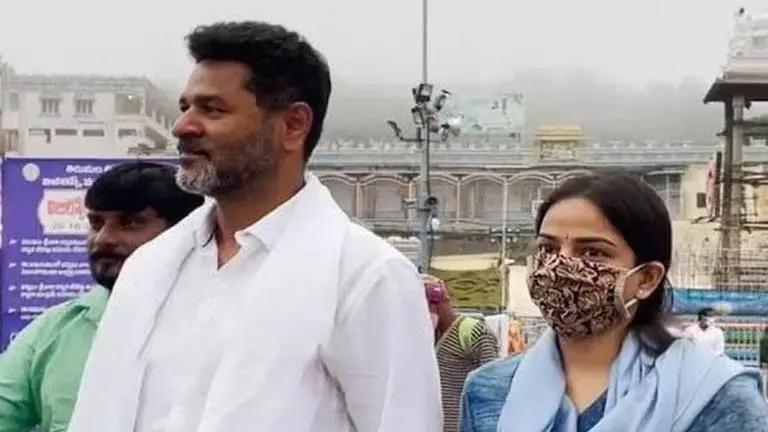 Prabhudeva makes first public appearance with second wife Himani Singh prabhudeva