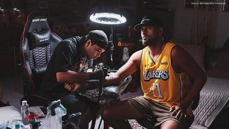Nick Kyrgios gets sleeve tattoos to honour Kobe Bryant, LeBron James and Michael Jordan Nick Kyrgios