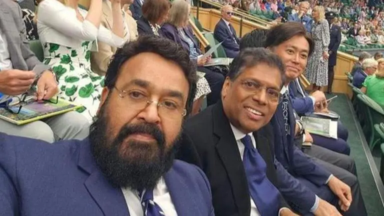 Mohanlal enjoys Wimbledon women's semi-finals during London vacation mohanlal