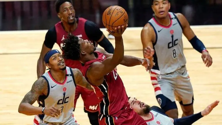 Beal scores 32, Wizards top reeling Heat 103-100