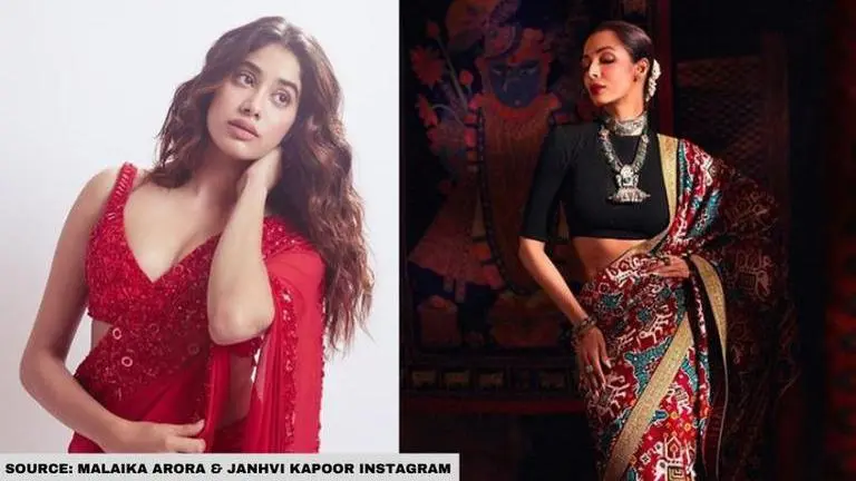 Malaika Arora, Janhvi Kapoor, Kareena Kapoor Khan & other celebs flaunt their sarees Malaika Arora