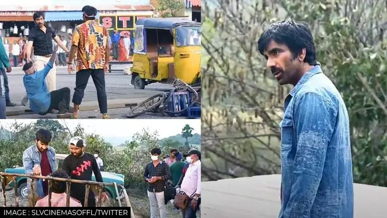'Rama Rao On Duty': Makers drop Ravi Teja starrer's BTS clip, tease action-packed trailer Rama Rao On Duty