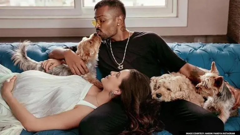 Hardik Pandya's latest photo with Natasa Stankovic floors KL Rahul, Yuzvendra Chahal Hardik Pandya