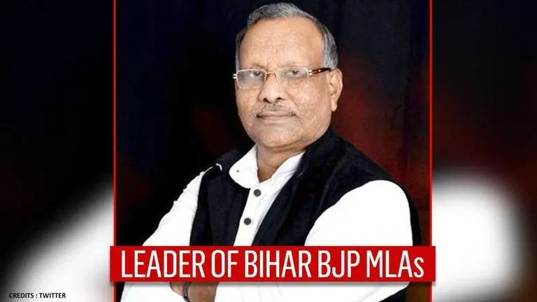 Tarkishore Prasad chosen as leader of BJP MLAs in Bihar, suspense grows over post of Dy CM Tarkishore Prasad