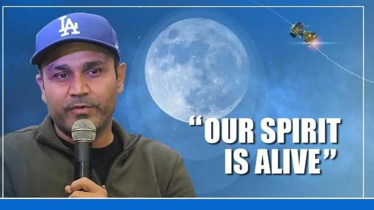 Virender Sehwag pens an ode for ISRO, says our 'spirit is alive' Virender Sehwag