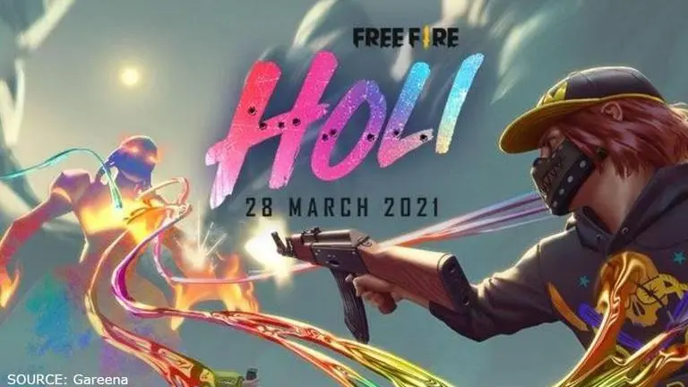 free fire holi event