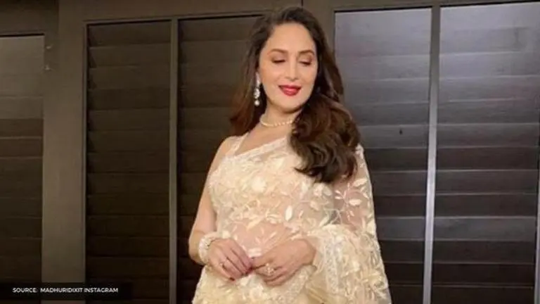 Madhuri Dixit's outfits that are the perfect inspiration for bride's mother; see pics madhuri dixit