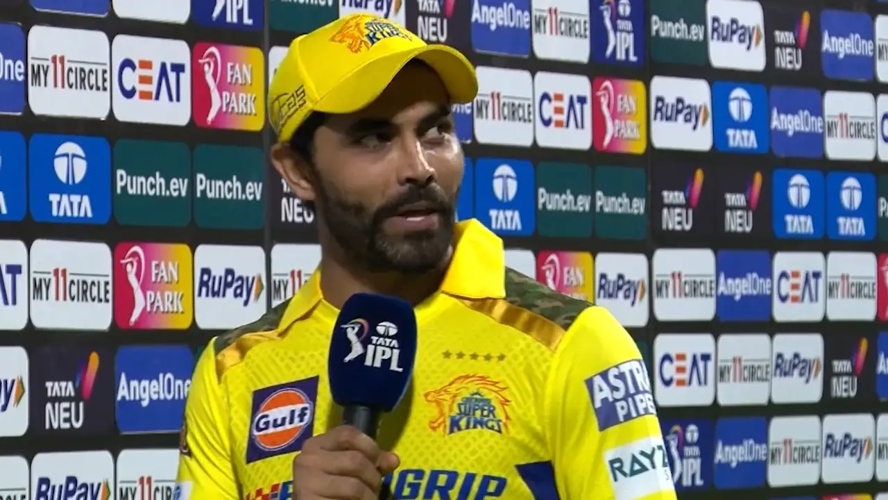 Ravindra Jadeja after the CSK vs KKR match