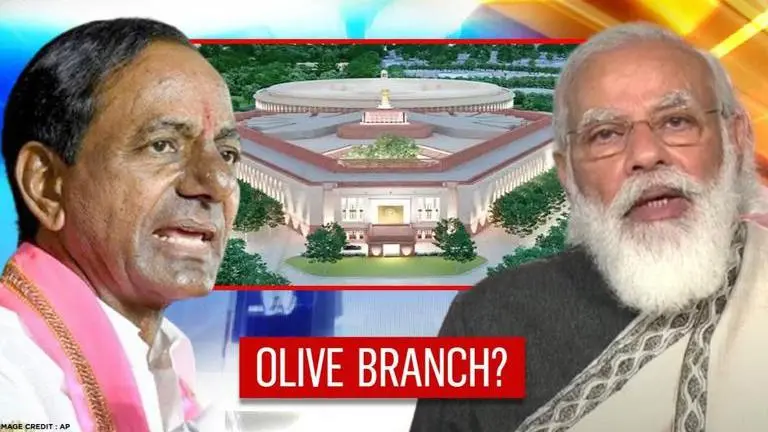 Telangana CM KCR writes to PM Modi hailing new Parliament project days after GHMC battle Central Vista