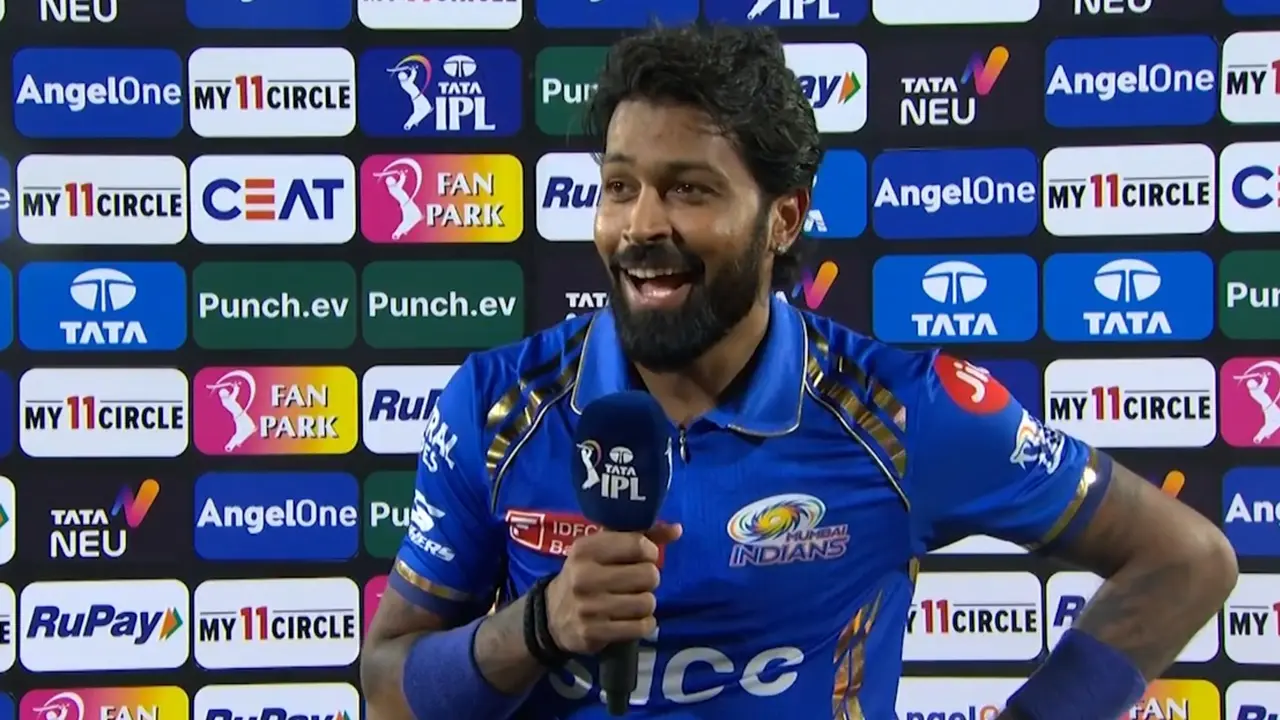 Hardik Pandya after SRH vs MI match