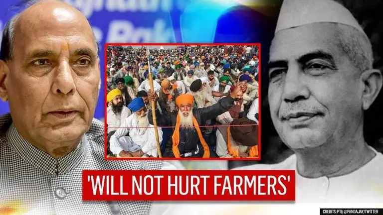 On Farmers' Day, Rajnath Singh hails ex-PM Chaudhary Charan Singh; assures India's kisans Farmers' Day