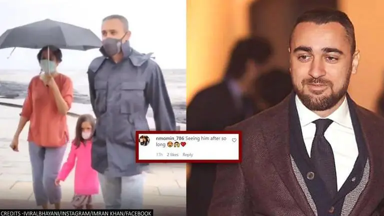 Imran Khan makes rare appearance with daughter Imara, fans chime 'long time' Imran Khan, Avantika Malik, Imran Malik makes public appearance, Imran Malik with daughter Imara