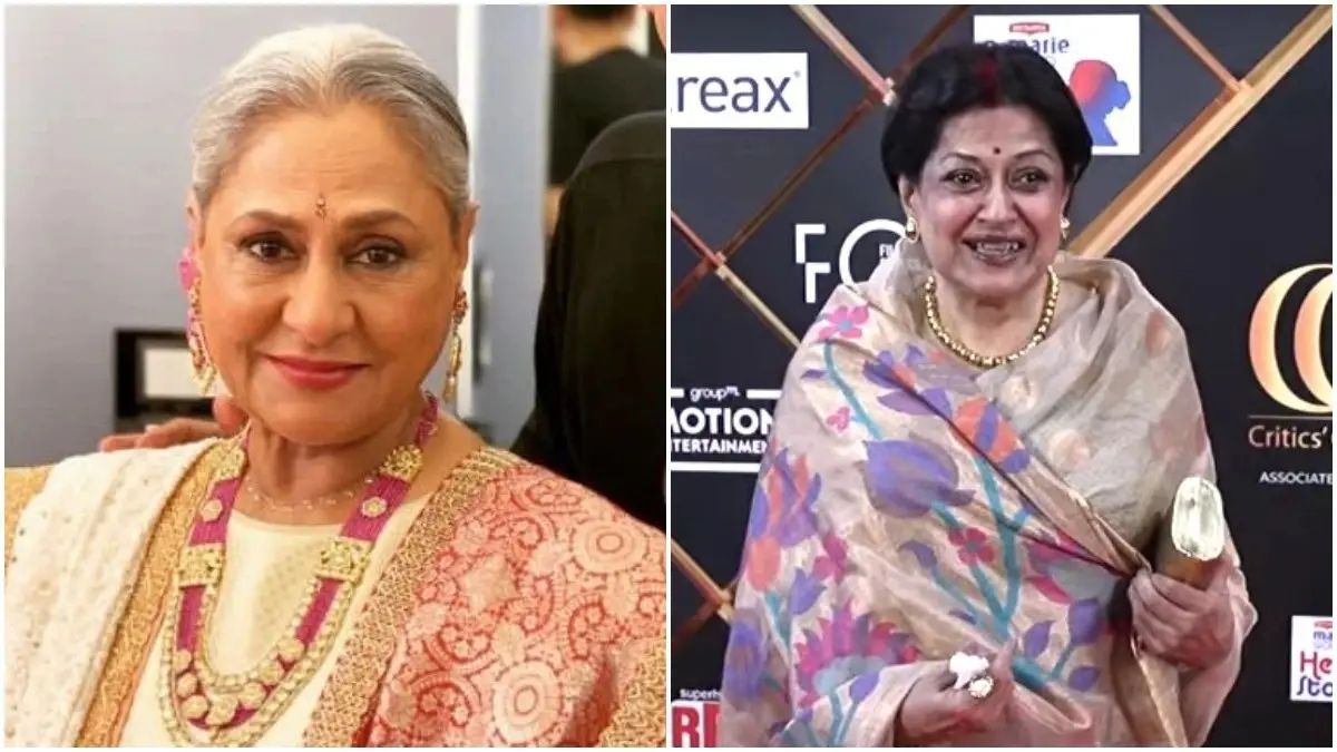 Jaya Bachchan and Moushumi Chatterjee