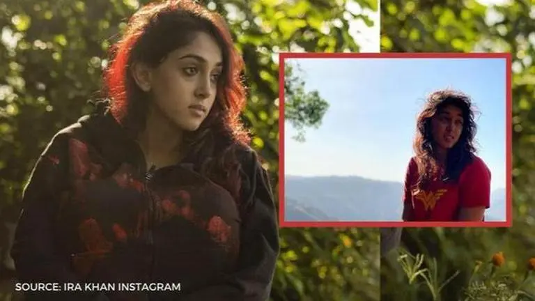 Ira Khan posts a throwback picture from Panchgani, tries to prove that red is her colour Ira Khan