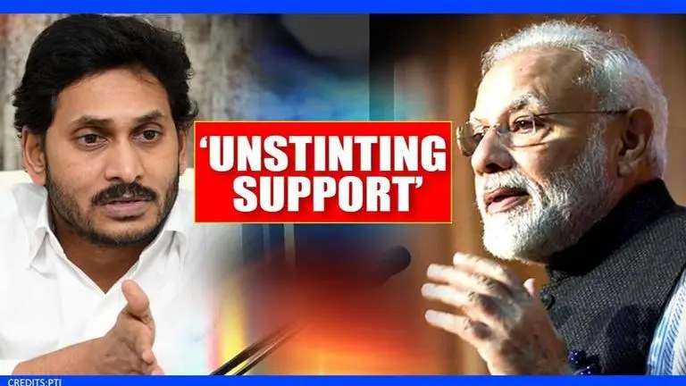 CM Jaganmohan Reddy extends 'unstinting support' to PM Modi to protect country's interest Jagan Reddy
