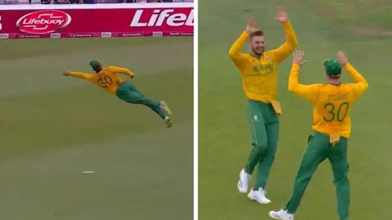 ENG vs SA: Tristan Stubbs takes 'one of the best catches you'll ever see' to dismiss Moeen Ali; WATCH