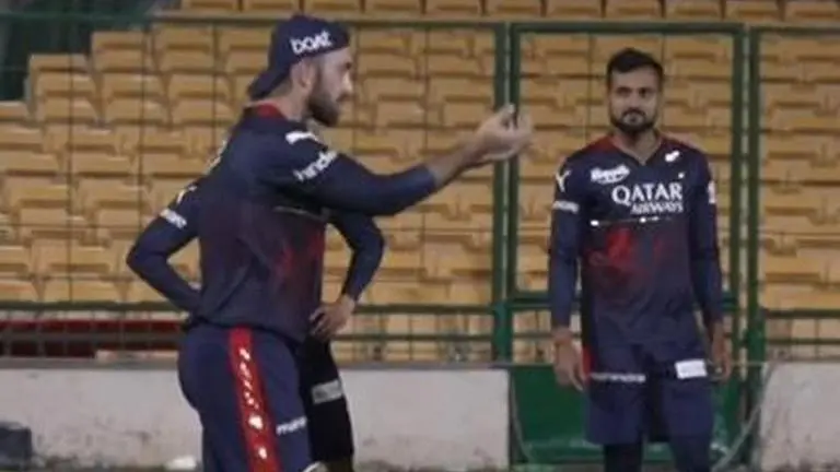 Glenn Maxwell in RCB training nets