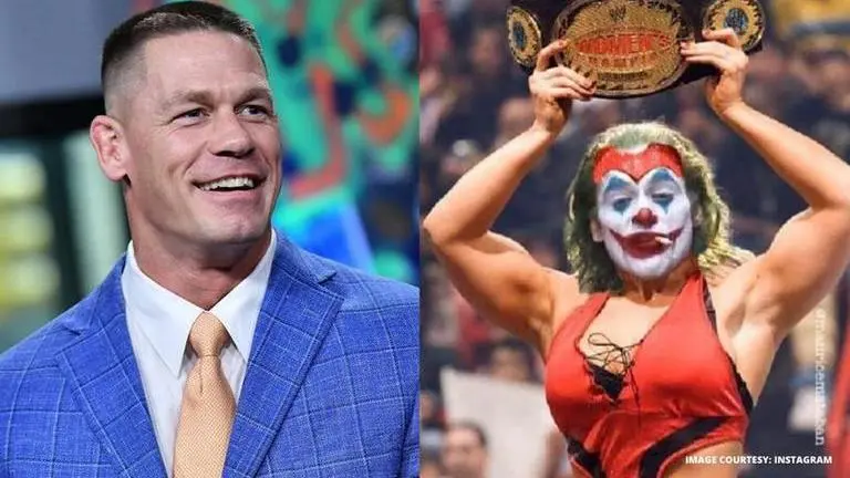 John Cena photoshops Joaquin Phoenix's Joker face on former Women's Champion Beth Phoenix John Cena