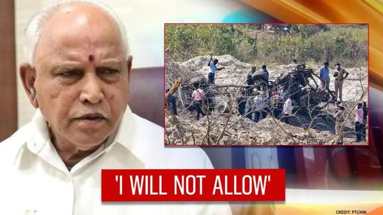 After Shivamogga dynamite blast, CM Yediyurappa vows to end Karnataka's illegal mining Shivamogga