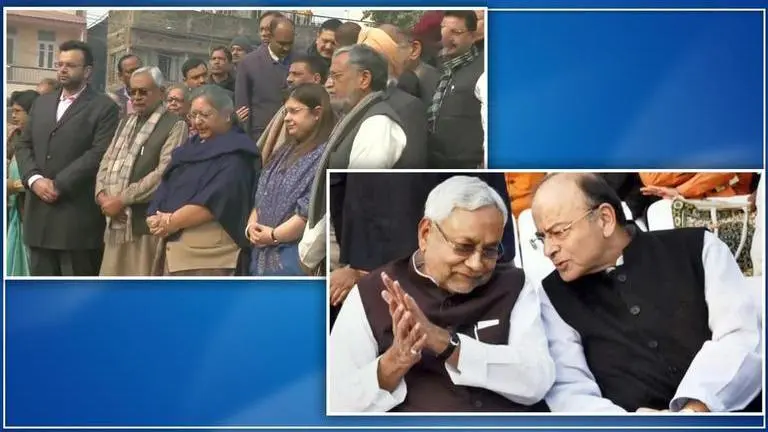 Nitish Kumar lives up to his word; unveils Arun Jaitley statue, makes tribute annual event Nitish Kumar
