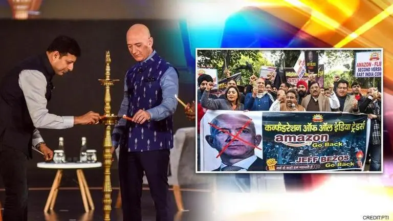 Amazon Sambhav: Enraged Indian traders to counter Summit with own event titled 'Asambhav' PTI