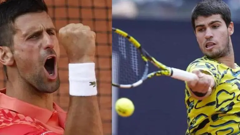 Novak Djokovic vs Carlos Alcaraz match not just for French Open but for World No.1 title Novak Djokovic vs Carlos Alcaraz match not just for French Open but for World No.1 title