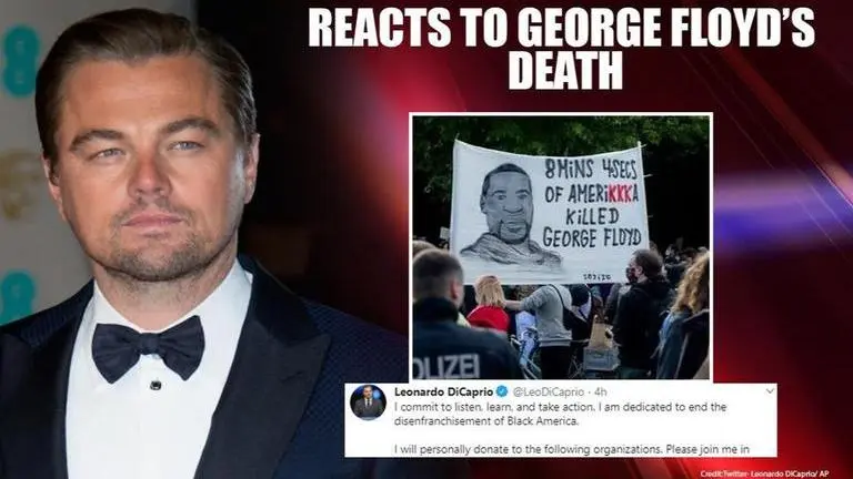 Leonardo DiCaprio calls for end to 'disenfranchisement of Black America', pledges donation Leonardo DiCaprio calls for end to 'disenfranchisement of Black America', pledges donation