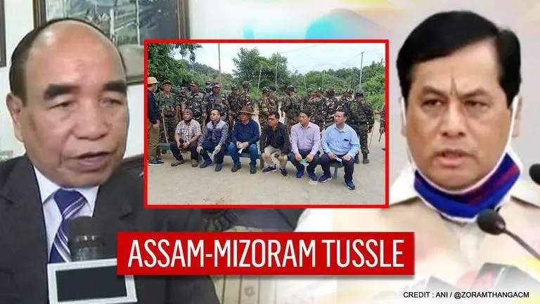 Assam & Mizoram CMs discuss state border clashes; Centre to hold review meet on Monday Assam