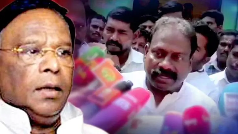 Cong MLA Dhanavelu slams Puducherry CM Narayanasamy over execution of welfare schemes Congress