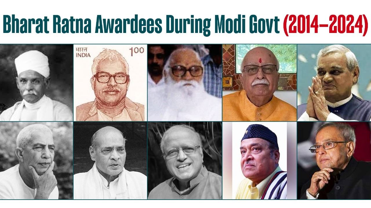 Bharat Ratna Awardees During Modi Govt (2014–2024). See Full List ...