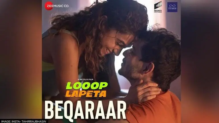 'Looop Lapeta': Taapsee-Tahir Raj starrer's romantic track 'Beqaraar' released; Watch Loop Lapeta