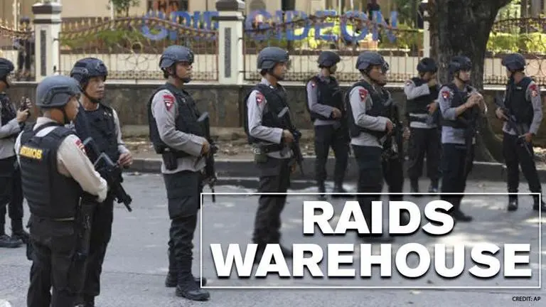 Indonesian police recover hundreds of thousands of marks after raid