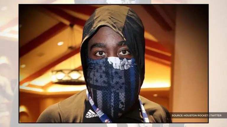 James Harden criticised for wearing 'Blue Lives Matter' mask at NBA bubble james harden