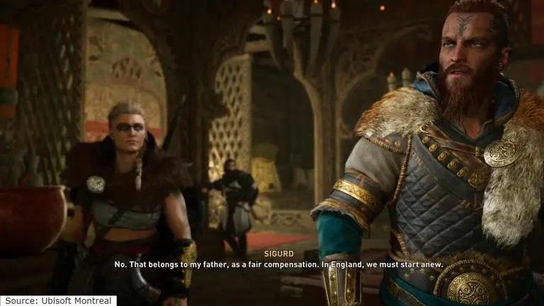 AC Valhalla take or leave resources: What is the best decision to make in this quest? Image Source: Ubisoft Montreal