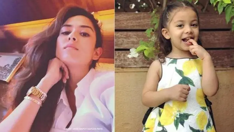 Mira Rajput and Misha brighten quarantine days with sunflowers, leave netizens impressed Mira Rajput