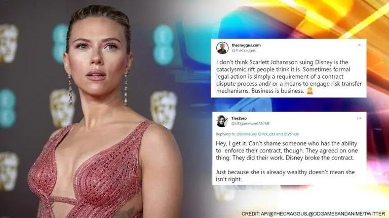 Scarlett Johansson sues disney