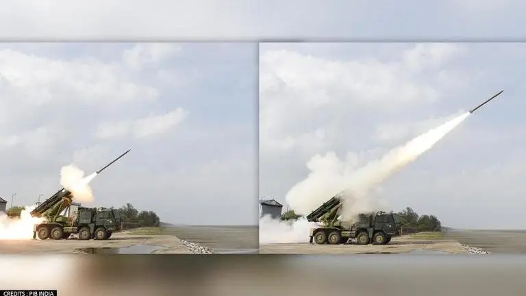 DRDO successfully test-fires Pinaka & 122mm Caliber Rockets off Odisha's coast PIB INDIA