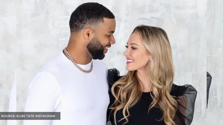 Who is Golden Tate's wife Elise? NFL WAG trends online after 330 WORD Giants rant golden tate wife