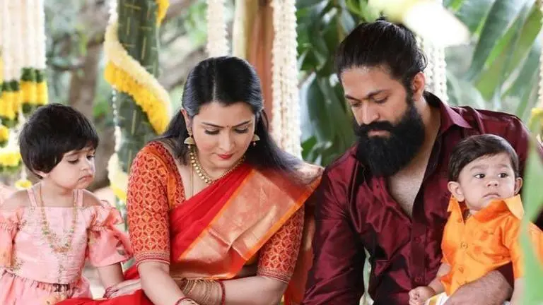 KGF's Yash and Radhika Pandit's son Yatharv turns 11 months old today, take a look KGF's Yash
