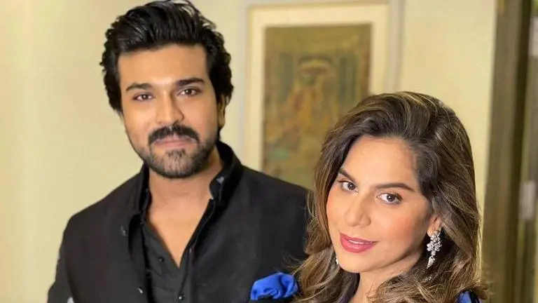 RRR actor Ram Charan, wife Upasana enjoy 'babymoon' in US ahead of Oscars 2023 Ram Charan