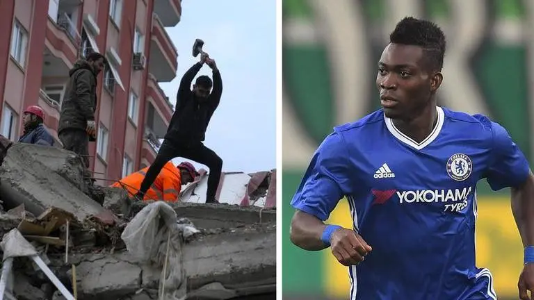 Former Chelsea forward Christian Atsu rescued from rubble of collapsed building after Turkey earthquake Christian Atsu Turkey Earthquake