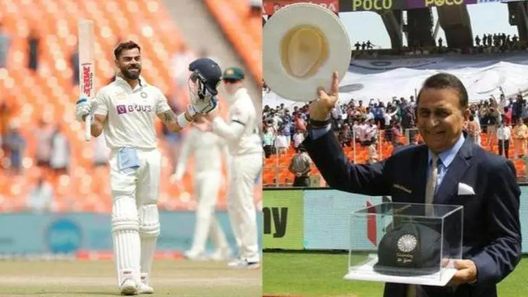 Virat Kohli equals Sunil Gavaskar's record as he ends century drought in Test cricket IND vs AUS