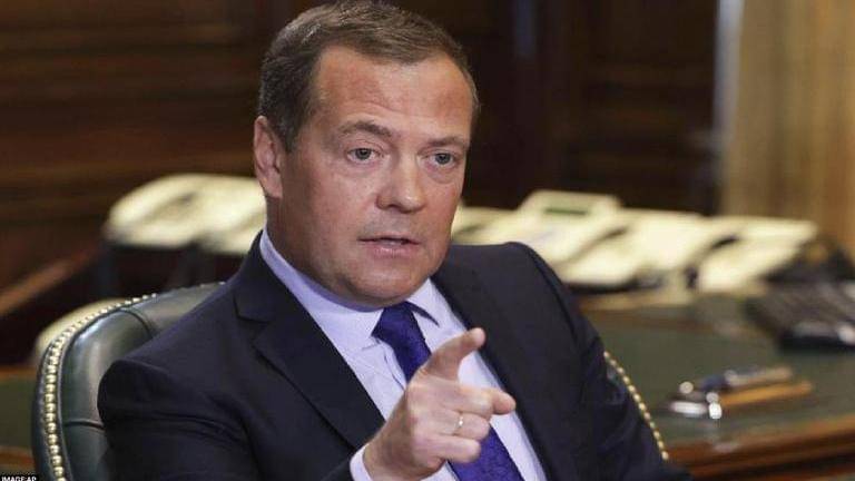 'britain always has been, is now, and will be our eternal enemy': russia's dmitry medvedev