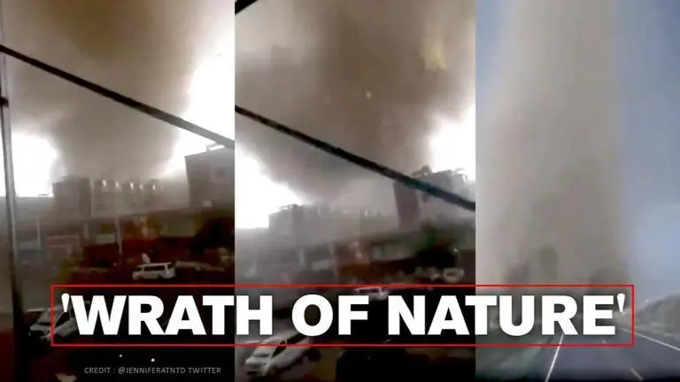 China: Terrifying videos of tornado wreaking havoc in Xilinhot break internet China