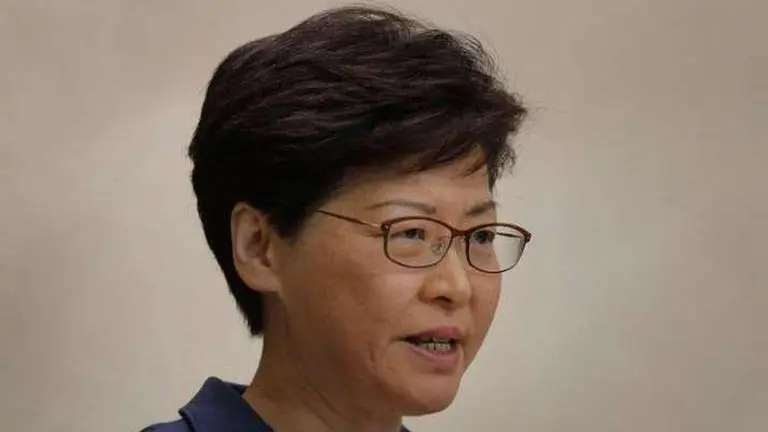 Hong Kong's Lam on voting rights and land reclamation
