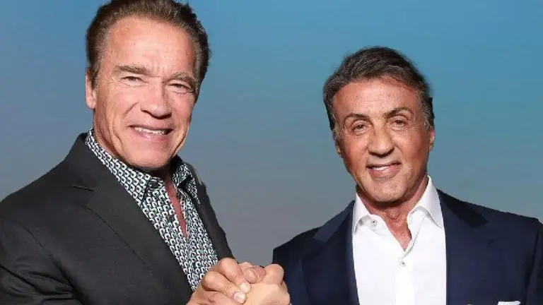 Arnold Schwarzenegger says he wanted to outdo Sylvester Stallone with more onscreen kills Arnold Schwarzenegger