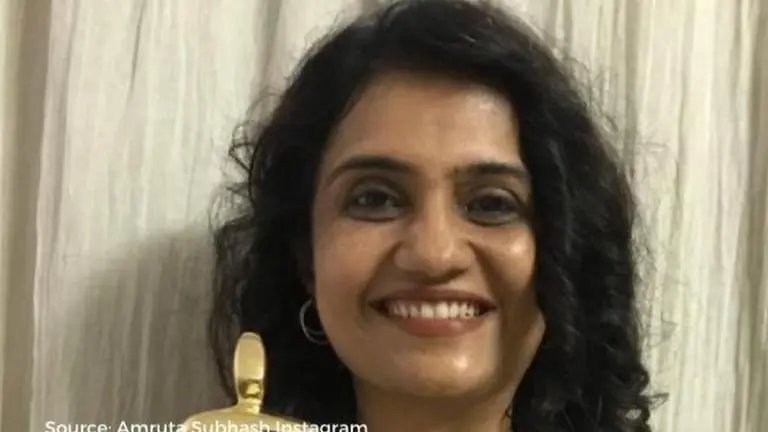 Amruta Subhash wins Critics’ Choice Awards for 'Booth', calls it 'really precious' Amruta Subhash